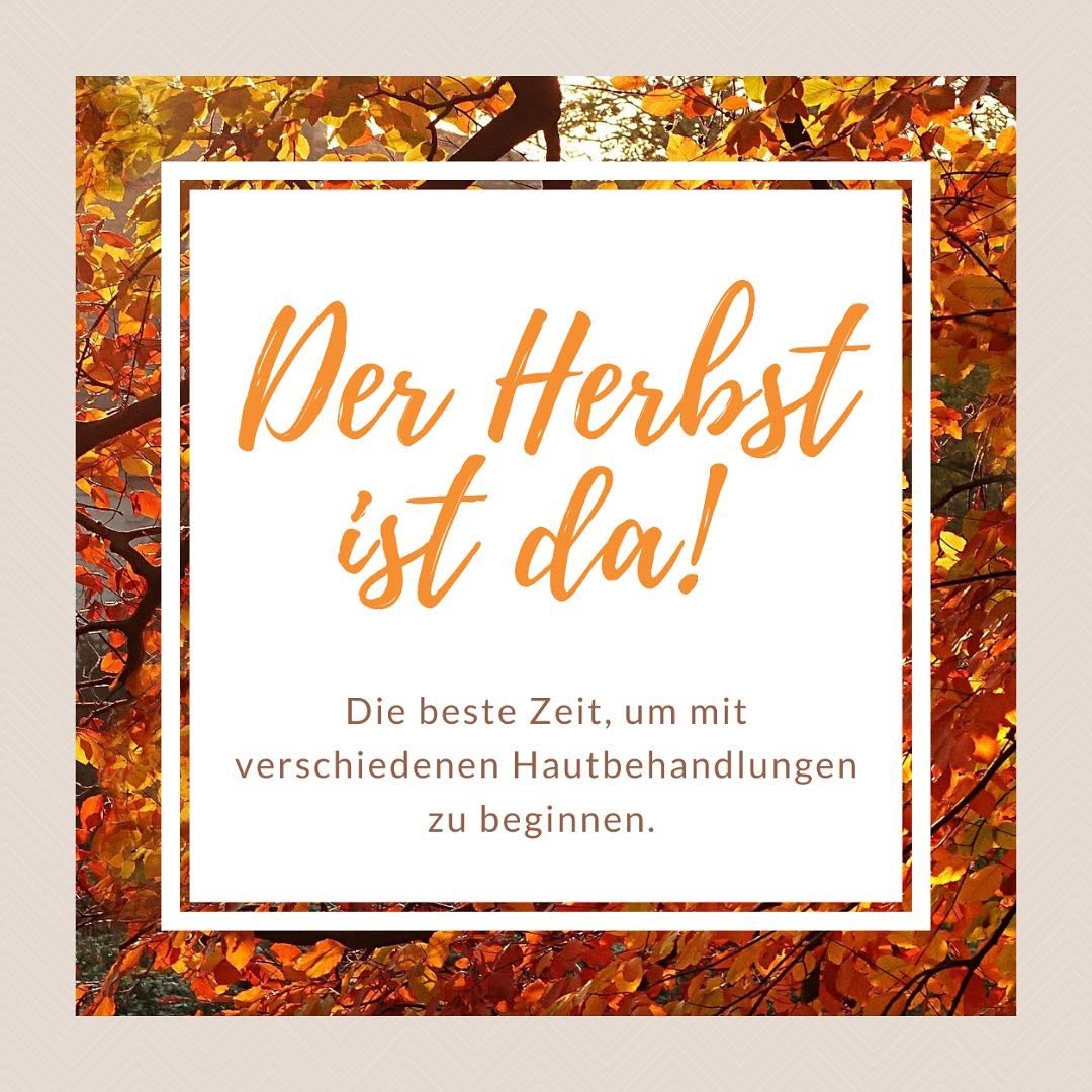 Wir heissen den Herbst Willkommen!

#cosmeticrefreshbyeli #herbst #saisonisteröffnet #hautbehandlungen #loveyourself